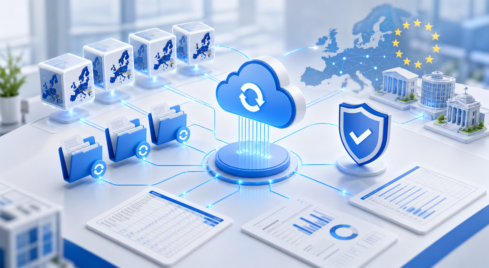 Illustration of automatic taxonomy package updates for European regulatory reporting